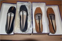 Enzo Angiolin! 2 Pair 7.5 Women's Loafers Navy