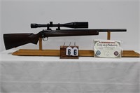 Winchester 52D .22 Rifle w/letter & scope #111036D