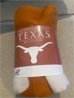 University of Texas Longhorns Plush Throw NEW