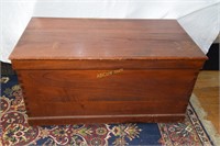 Cedar Chest with Brass Carry Handles with