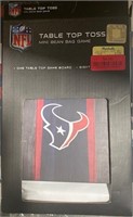 Houston Texans Table Toss Mini Bean Bag Game NEW