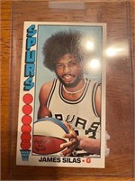 San Antonio Spurs James Silas Vintage Card