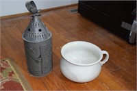 Raul Revere Lantern (Tin Punched) Vintage Chamber
