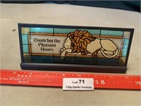 Lion Desk Sign - Paperweight