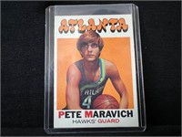 1971-72 Topps Pete Maravich Atlanta Hawks #55 Card