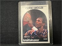 1989 Clyde Drexler Autographed Card