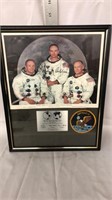 Signed Neil Armstrong Michael Collins & Edwin
