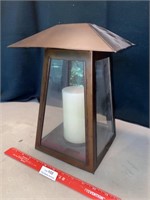 Large Lantern Style Candle Holder - Copper?