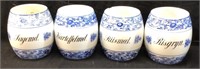 ANTIQUE DELFT CANISTERS