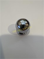 Cabinet Knobs 1" Silver 23 pcs