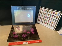 Wildflowers US Postage Stamp Collection Book