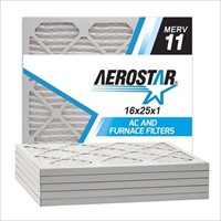 Aerostar 16  X 25  X 1  MERV 11 Pleated AC Furnace