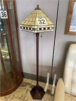 TIFFANY STYLE FLOOR LAMP 59" TALL
