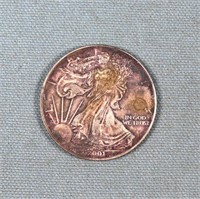 2001 Silver Eagle $1 Coin 1oz Fine Silver