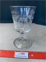 Bicentennial Etched Glass - 100 Years