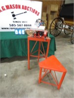 HEGNER SCROLL SAW WITH TALL STAND AND SHORT STAND