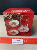 Spode Christmas Tree Coaster Set in The Box