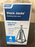 4 stack jacks 6000lb capacity