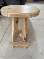 Wooden stool made on cnc machine