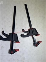 Two 16” bar clamps