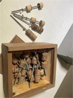 Box of wood working plugs