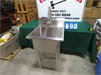 NEW TRINITY STAINLESS STEEL UTILITY SINK WITH