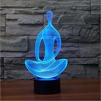 3D Acrylic Meditation Lamp