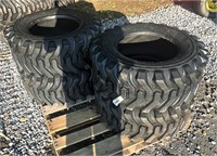 (4) New Camso SKS 332 12-16.5 Skidloader Tires