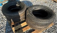 (4) New LoadMaxx ST205/75R14 Radial Trailer Tires