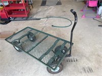 Green yard cart