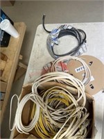 Box of misc electrical wire