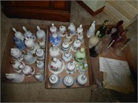 Porcelain and glass bells - many Danbury Mint - 3