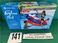 INFLATABLE RIDE-ON AIRPLANE FLOAT NEW