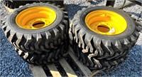 (4) New Camso SKS 332 10-16.5 Skidloader Tires