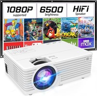 Mini Portable Projector with 6500 Brightness