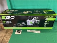 EGO 56V 18" BRUSHLESS CHAINSAW W/BATTERY & CHARGER