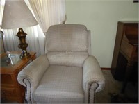 Upholstered chair - reclines
