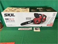 SKIL 40V 14" CHAINSAW W/BATTERY & CHARGER