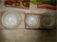 2 boxes glass dishes