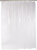 Amazon Basics Clear Vinyl Shower Curtain Liner