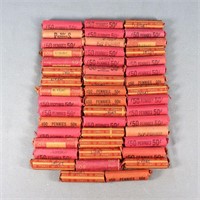 (47) Rolls of Unsorted Wheat Cents