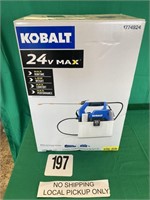 KOBALT 24V MAX CHEMICAL SPRAYER KIT W/BATT & CHG
