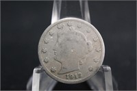 1912-D Liberty Head V-Nickel Better Date
