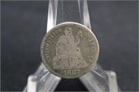 1887-S Seated Liberty Silver Dime