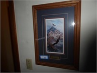 Rick Kelley framed print - frame measures 15" x 2