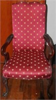 Queen Anne Martha Washington arm chair