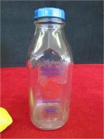 Homestead Creamery Glass Milk Bottle