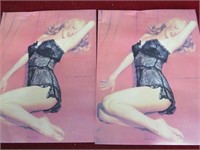 Pair of Marilyn Monroe Pictures 8x6"