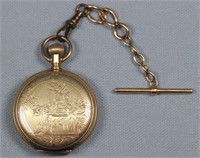 Woman's Elgin Gold Filled Hunter Case Pocket Watch