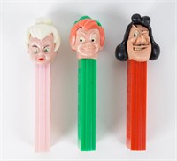 Vintage PEZ Peter Pan, Tinker Bell & Captain Hook